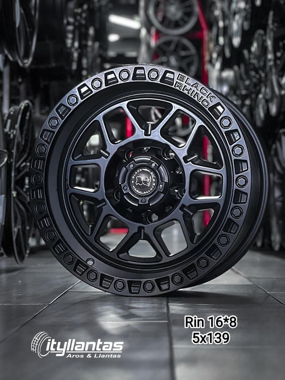 Aro BLACK RHINO R16 - 8" (5x139)